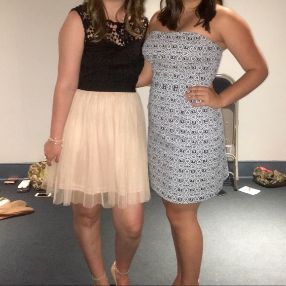 Vineyard Vines Strapless Sheath Pattern Dress - Picture 2 of 4